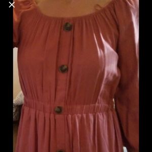 Pink vintage style dress